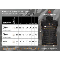 Happyhot Alaska heated vest - Man