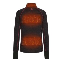 Yukon - Baselayer with half-zip and app controlled heating - Woman