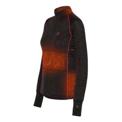 Yukon - Baselayer with half-zip and app controlled heating - Woman